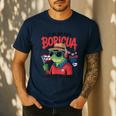 Puerto Rican Dad Idea For Men & Papá Boricua Coqui Frog Men's Casual T-Shirt Navy