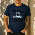Race Car Racing Family Dada Pit Crew Birthday Party Men's Casual T-Shirt Navy