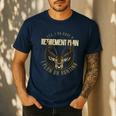 Retirement Grandpa Hunting Deer Elk Retired Hunter Dad Men's Casual T-Shirt Navy Retirement Grandpa Hunting Deer Elk Retired Hunter Dad Men's Casual T-Shirt Navy
