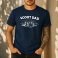 Scouting Scout Dad Men's Casual T-Shirt Navy