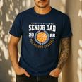 Senior Basketball Dad 2026 The Final Quarter Men's Casual T-Shirt Navy