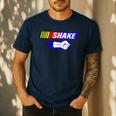 Shake And Bake Family Lover Dad Daughter Son Matching Men's Casual T-Shirt Navy