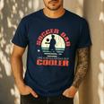 Soccer Dad Player Fan Best For Men Men's Casual T-Shirt Navy