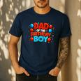 Spider Birthday Party Dad Of The Birthday Boys Spider Webs Men's Casual T-Shirt Navy Spider Birthday Party Dad Of The Birthday Boys Spider Webs Men's Casual T-Shirt Navy