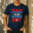 Spider Web Birthday Party Dad Of The Birthday Boy Men's Casual T-Shirt Navy