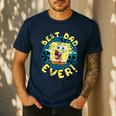 Spongebob Squarepants Father's Day Best Dad Ever Men's Casual T-Shirt Navy Spongebob Squarepants Father's Day Best Dad Ever Men's Casual T-Shirt Navy