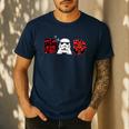 Star Wars Darth Vader Darth Maul Dad Father's Day Birthday Men's Casual T-Shirt Navy