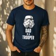 Star Wars Father's Day Stormtrooper Dad Is A Trooper Vintage Men's Casual T-Shirt Navy Star Wars Father's Day Stormtrooper Dad Is A Trooper Vintage Men's Casual T-Shirt Navy