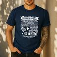 To My Stepped Up Dad Thanks For Stepping In Stepdad Birthday Men's Casual T-Shirt Navy