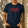 Stranger Dad Father's Day Or Birthday Themed Men's Casual T-Shirt Navy