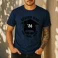 Swim Senior Dad 2026 The Final Heat Men's Casual T-Shirt Navy
