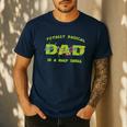 Teenage Mutant Ninja Turtles Dad Turtles Father's Day Men's Casual T-Shirt Navy