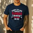 Tuxedo Cat Owner Tuxedo Cat Dad Tuxedo Cat Mom Men's Casual T-Shirt Navy