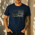 I Have Two Titles Dad And Grumpy Father's Day Grandpa Grumpy Men's Casual T-Shirt Navy