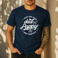 I Have Two Titles Dad And Pappy Saying For Pappy Men's Casual T-Shirt Navy