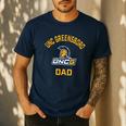 UNC Greensboro UNCG Spartans Arched Dad Men's Casual T-Shirt Navy