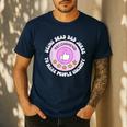 Using Dead Dad Jokes To Make People Uncomfy Vintage Quote Men's Casual T-Shirt Navy