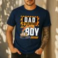 Vehicle Construction Excavator Dad Of The Birthday Boy Small Men's Casual T-Shirt Navy Vehicle Construction Excavator Dad Of The Birthday Boy Small Men's Casual T-Shirt Navy