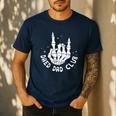 Vintage Dead Dad Club Matching 2 Sides Fathers Day Men's Casual T-Shirt Navy Vintage Dead Dad Club Matching 2 Sides Fathers Day Men's Casual T-Shirt Navy