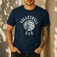 Vintage Volleyball Dad Men's Casual T-Shirt Navy Vintage Volleyball Dad Men's Casual T-Shirt Navy