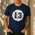 Volleyball Player 13 Volleyball Mom Dad Jersey Number 13 Men's Casual T-Shirt Navy