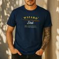 Wizard Dad Shirt Cute Magical Men's Casual T-Shirt Navy Wizard Dad Shirt Cute Magical Men's Casual T-Shirt Navy