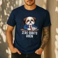 Zero Shihts Given Shih Tzu Dad Shih Tzu Mom Shih Tzu Men's Casual T-Shirt Navy