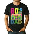 80s Dad 1980s Fashion Eighties Theme Outfit Fathers Day 80's Men's Casual T-Shirt Black