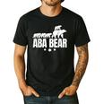 Aba Bear For Jewish Dad With Four Kids On Father's Day Men's Casual T-Shirt Black