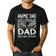 Anime Dad Like A Regular Dad Only Way Cooler Anime Men's Casual T-Shirt Black