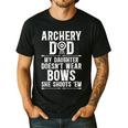 Archery Dad Dad Of An Archer Father Men's Casual T-Shirt Black