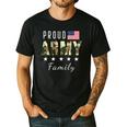 Army Graduation Proud Military Family Mom Dad Brother Sister Men's Casual T-Shirt Black