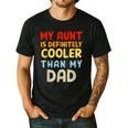 My Aunt Is Definitely Cooler Than My Dad Girl Boy Aunt Love Men's Casual T-Shirt Black