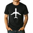 Aviation Geek Airplane Pilot Dad Husband Father's Day Xmas Men's Casual T-Shirt Black