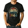 Awesome Since January 1966 60 Year Old 60th Birthday Men Dad Men's Casual T-Shirt Black Awesome Since January 1966 60 Year Old 60th Birthday Men Dad Men's Casual T-Shirt Black