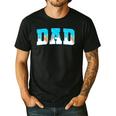 Baseball Dad Ice Cream Drip Happy Fathers Day Men's Casual T-Shirt Black