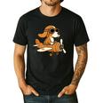 Beagle Flying a Plane Pilot Airplane Dog Mom Dad Men's Casual T-Shirt Black Beagle Flying a Plane Pilot Airplane Dog Mom Dad Men's Casual T-Shirt Black