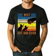 Best Cat Dad Ever Fist Bump For Fur Daddies Men Women Girls Kids Men's Casual T-Shirt Black