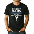 The Best Dads Have Daughters Who Are Mma Fighters Vintage Men's Casual T-Shirt Black