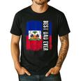 Best Haitian Dad Ever Haiti Daddy Father's Day Men's Casual T-Shirt Black