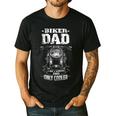 Biker Dad Like a Normal Dad Only Cooler Motorcyclist Men's Casual T-Shirt Black