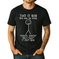 Bob Has No Arms Bob Jokes For Dad Bob Father's Day Men's Casual T-Shirt Black