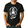 I Have The Body Of A God Buddha Fat Guy And Dad BOD Men's Casual T-Shirt Black