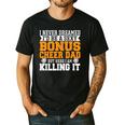 Bonus Cheer Dad Cheer Step Dad Men's Casual T-Shirt Black
