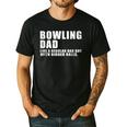 Bowling Dad Like A Regular Dad But Bigger Balls Bowling Dad Men's Casual T-Shirt Black