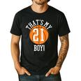 My Boy 21 Basketball Number 21 Jersey Basketball Mom Dad Men's Casual T-Shirt Black