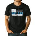 Boy Dad Proud Dad Of Boy Father Of Boy Shirt For Dad US Flag Men's Casual T-Shirt Black