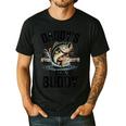 Boy Daddy Fishing Buddy Matching Fishing Bass Fishing Men's Casual T-Shirt Black