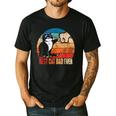 Cat Loving Daddy Fathers Day Mens None Best Cat Dad Ever Paw Fist Bump Fathers Day Tee T Shirt Small US Men's Casual T-Shirt Black
