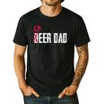 Cheer Dad Beer Dad Cheerleading Father Father's Day Men's Casual T-Shirt Black